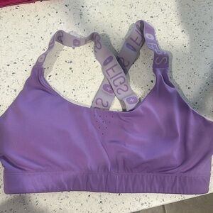 Figs Purple Sports Bra